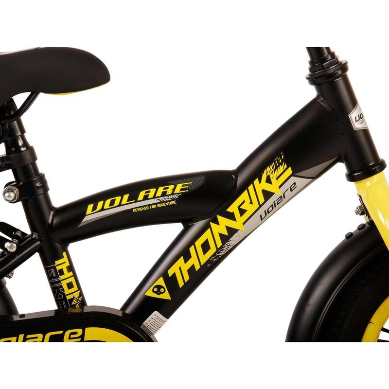 VOLARE BICYCLES Vélo enfant Thombike 12 pouces, jaune