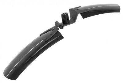 M-wave voorspatbord voor 24-29 inch fietsen - zwart