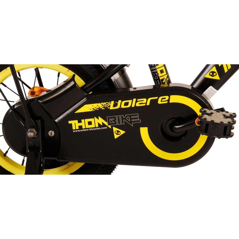 VOLARE BICYCLES Vélo enfant Thombike 12 pouces, jaune