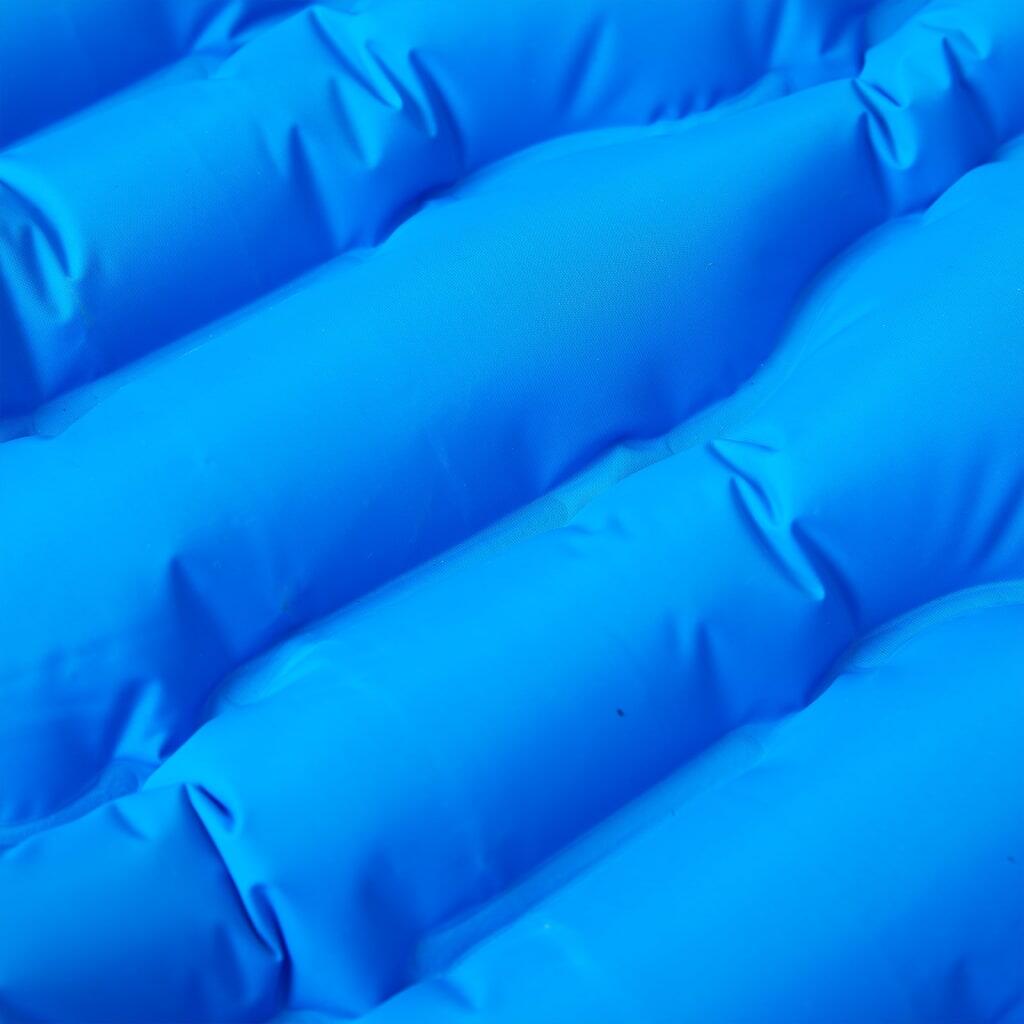 Colchón de Camping Auto-inflable Vidaxl con Almohada - Individual - Azul 3/4