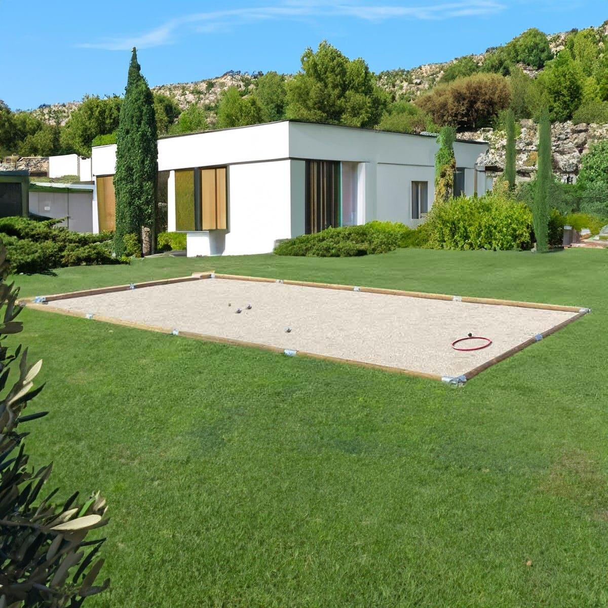 Terrain de pétanque boulodrome en kit 12,15 m x 4,85 m 2/7