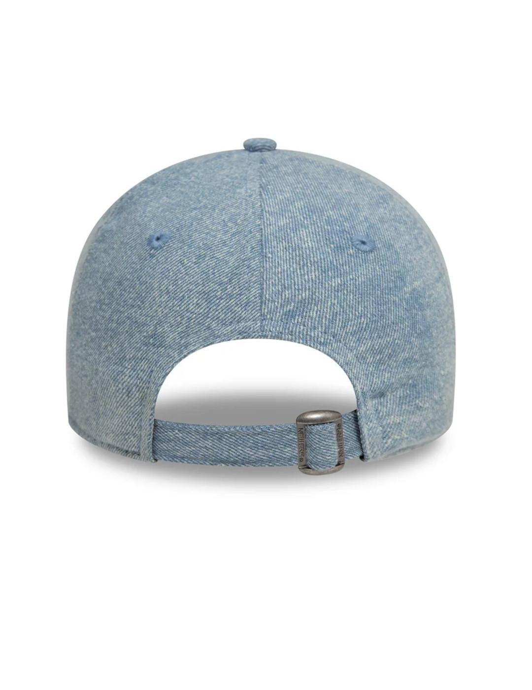 Casquette New Era Acid denim bleu 4/4