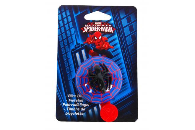 Dzwonek rowerowy Spiderman dla chłopców niebieski