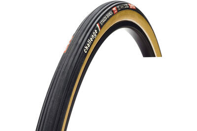 Challenge strada bianca pro ot tlr 700x30c - zwart bruin fietband