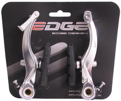 Edge v-rem van aluminium in zilver voor atb/mtb