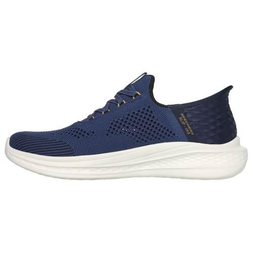 Pantofi universali 210810blu pentru întregul an albaștri bărbătești