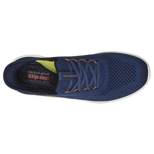 Pantofi universali 210810blu pentru întregul an albaștri bărbătești