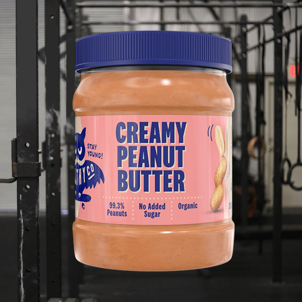 HealthyCo Peanut Butter Organic (350g) Creamy - Aliments fonctionnels 2/3