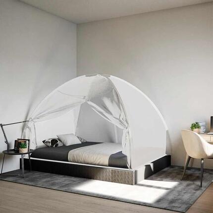 VidaXL Mongolei-Moskitonetz mit Türen 200x150x140 cm weiß