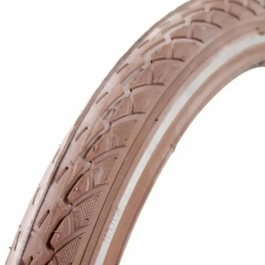 Deli Tire 26 x 1.75 (47-559) Brown Reflective Bicycle Tyre.