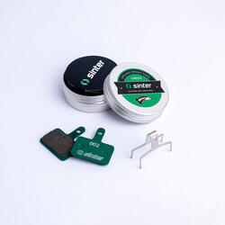 Plaquettes de Frein à Disque Haute Performance en Vert Course