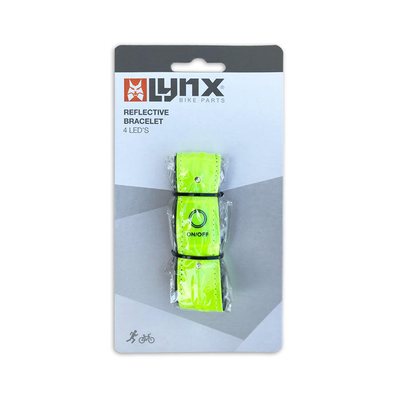 LYNX Lynx 4-LED Reflecterende Armband voor Sporters