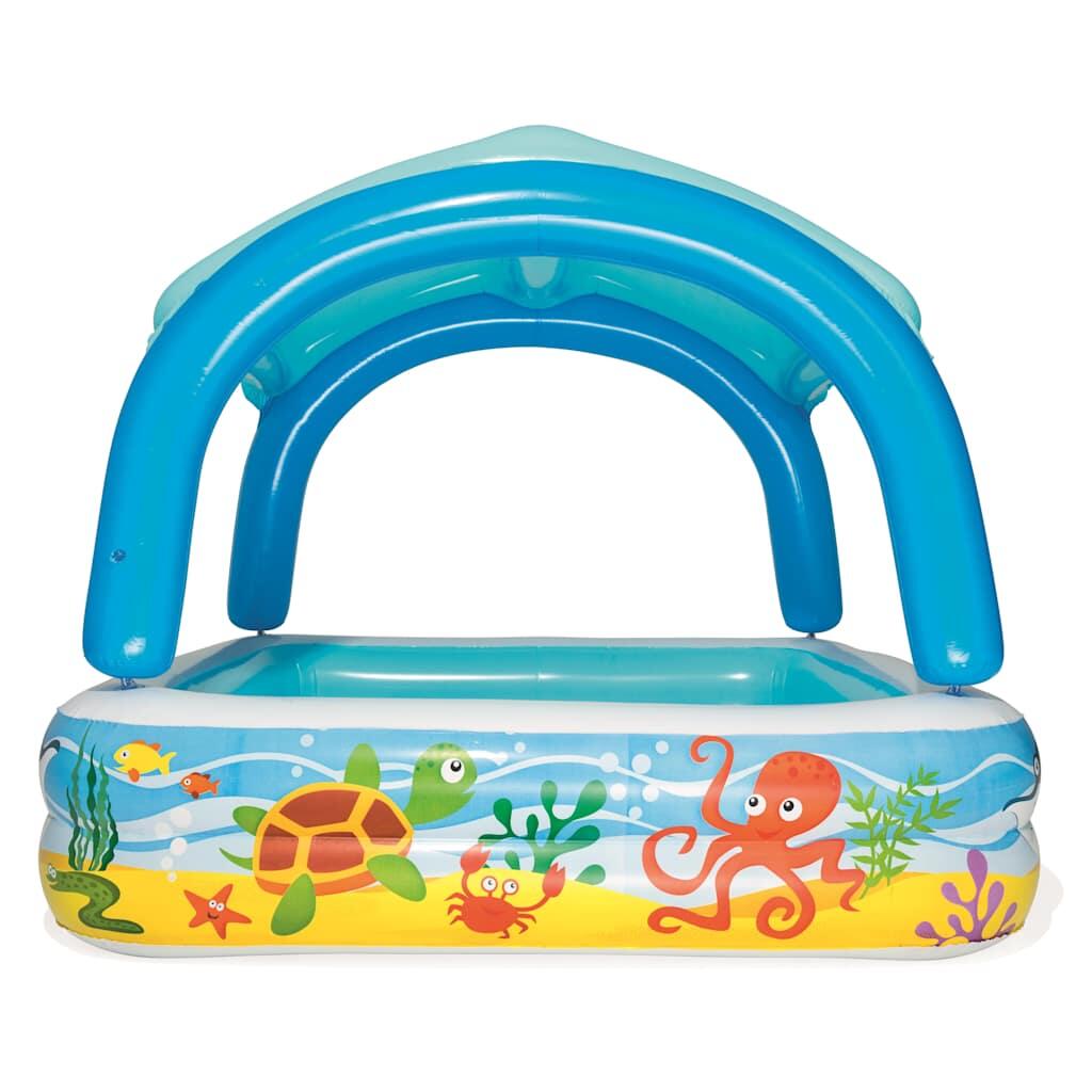 Bestway Piscine de jeu avec auvent bleu 140x140x114 cm 52192 4/7