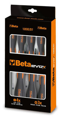 Beta Tools Evox 1203E D8P Schraubendreher-Set - 8 Teile