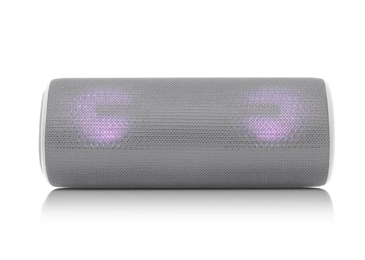 Boxa portabila JVC XS-E423G, 24 W, Bluetooth, IPX5, iluminare cu LED-uri, gri 7/7