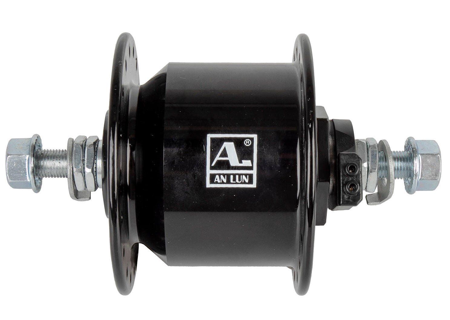 ANLUN Shimano 36g Dynamo Voornaaf met Vaste As in Zwart
