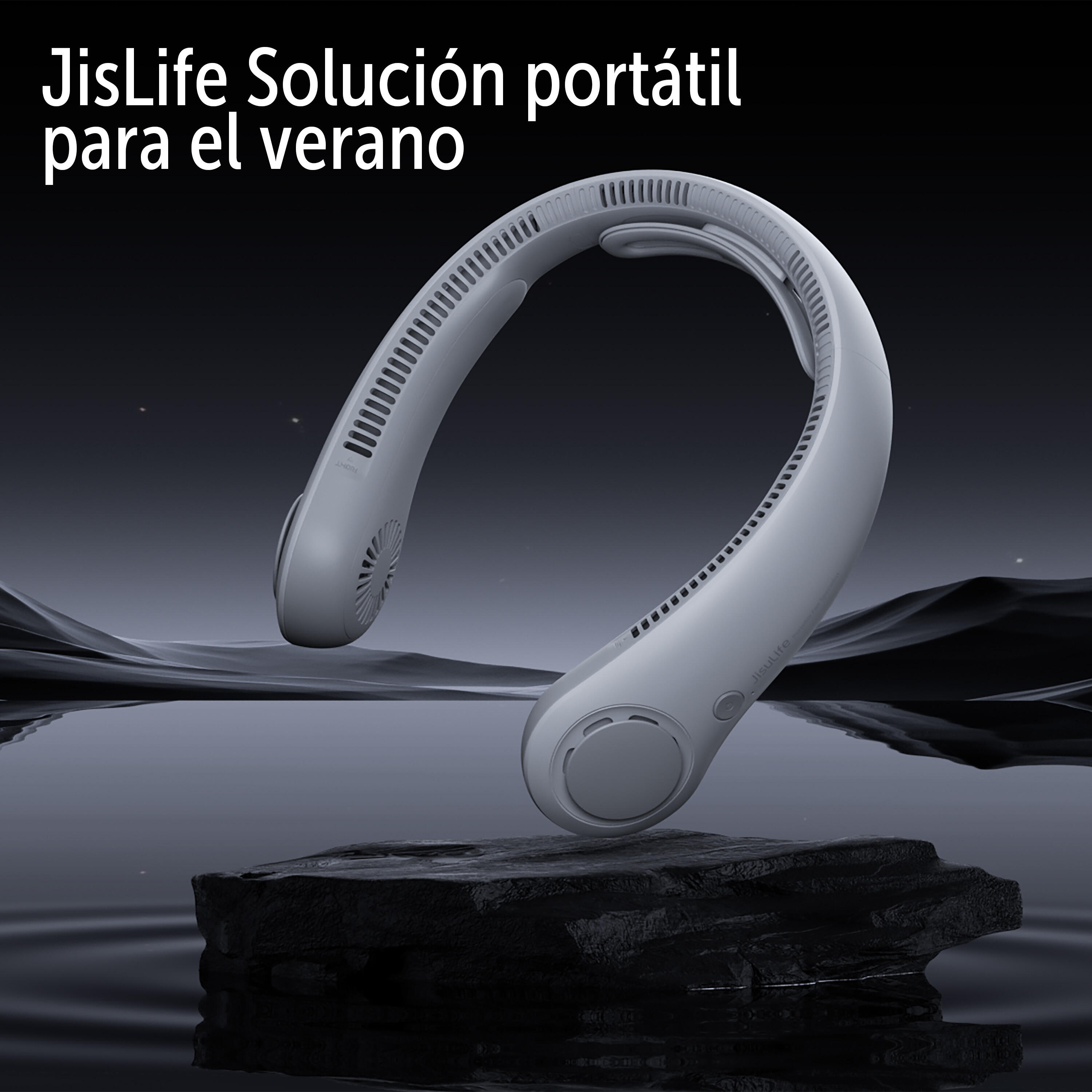 Jisulife ventilador de cuello Life 4 5000 mAh, blanco 5/5