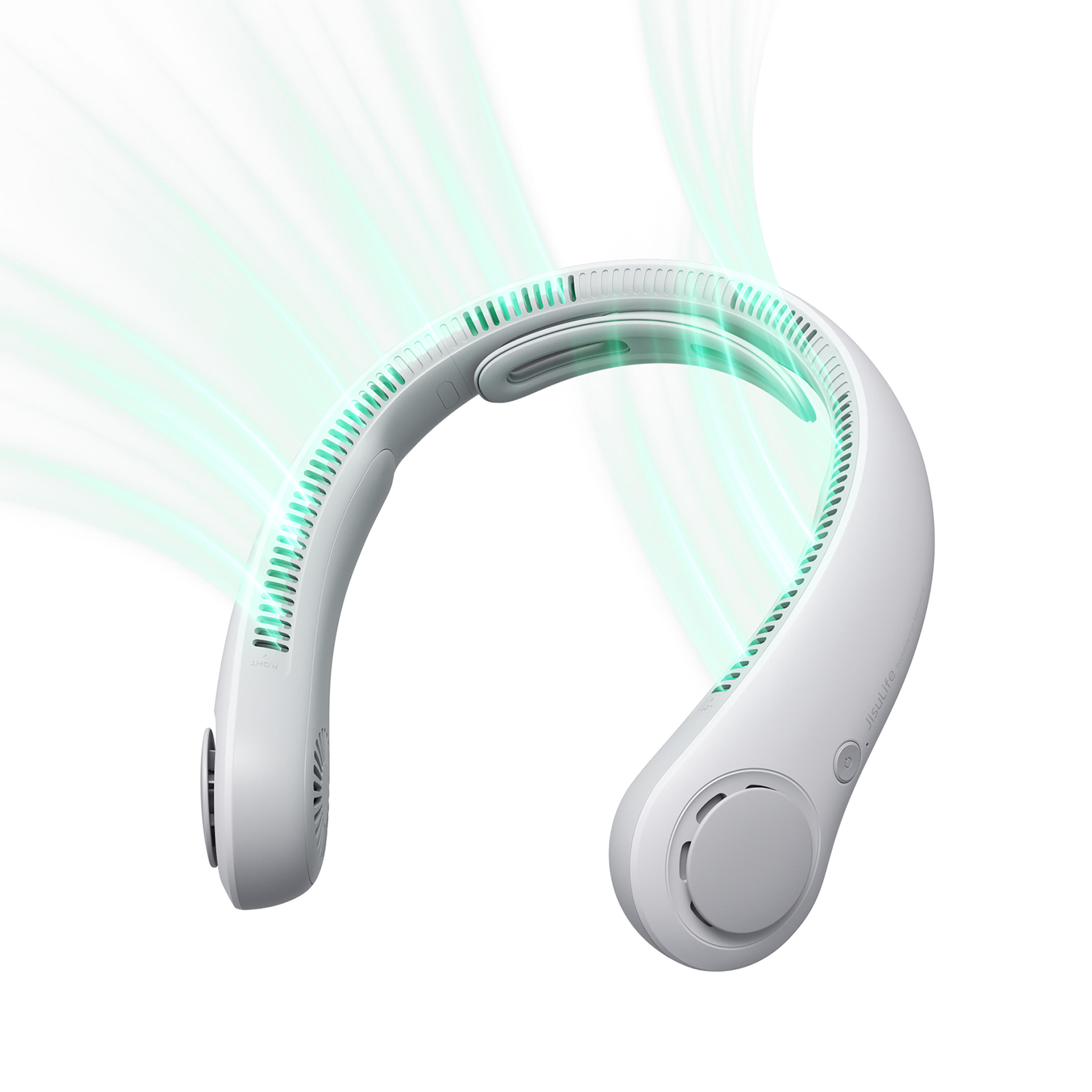 Jisulife ventilador de cuello Life 4 5000 mAh, blanco 1/5