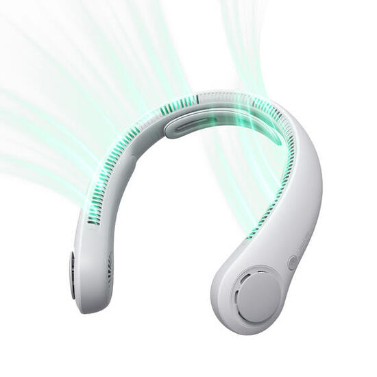 Jisulife ventilador de cuello Life 4 5000 mAh, blanco