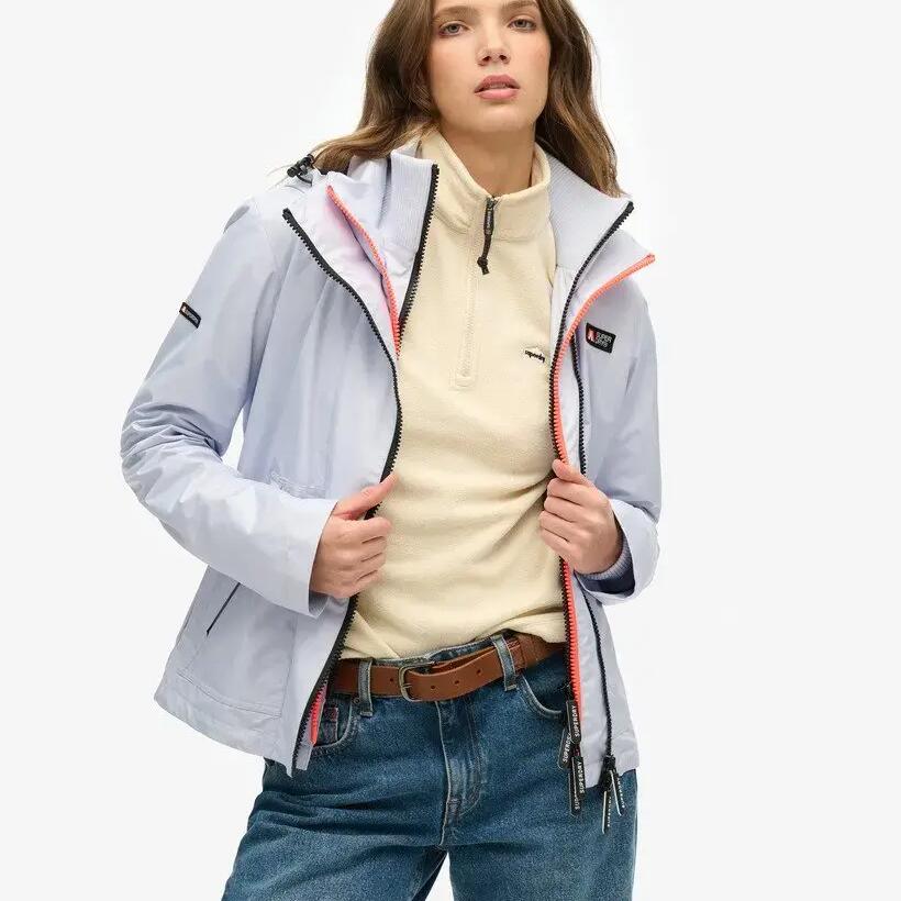 Women's hooded waterproof jacket Superdry Mountain