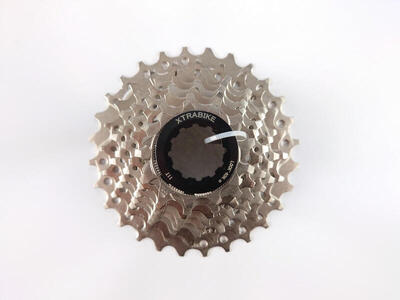 Xtrabike cassette 8v 11-28 shimano voor fietstoerisme