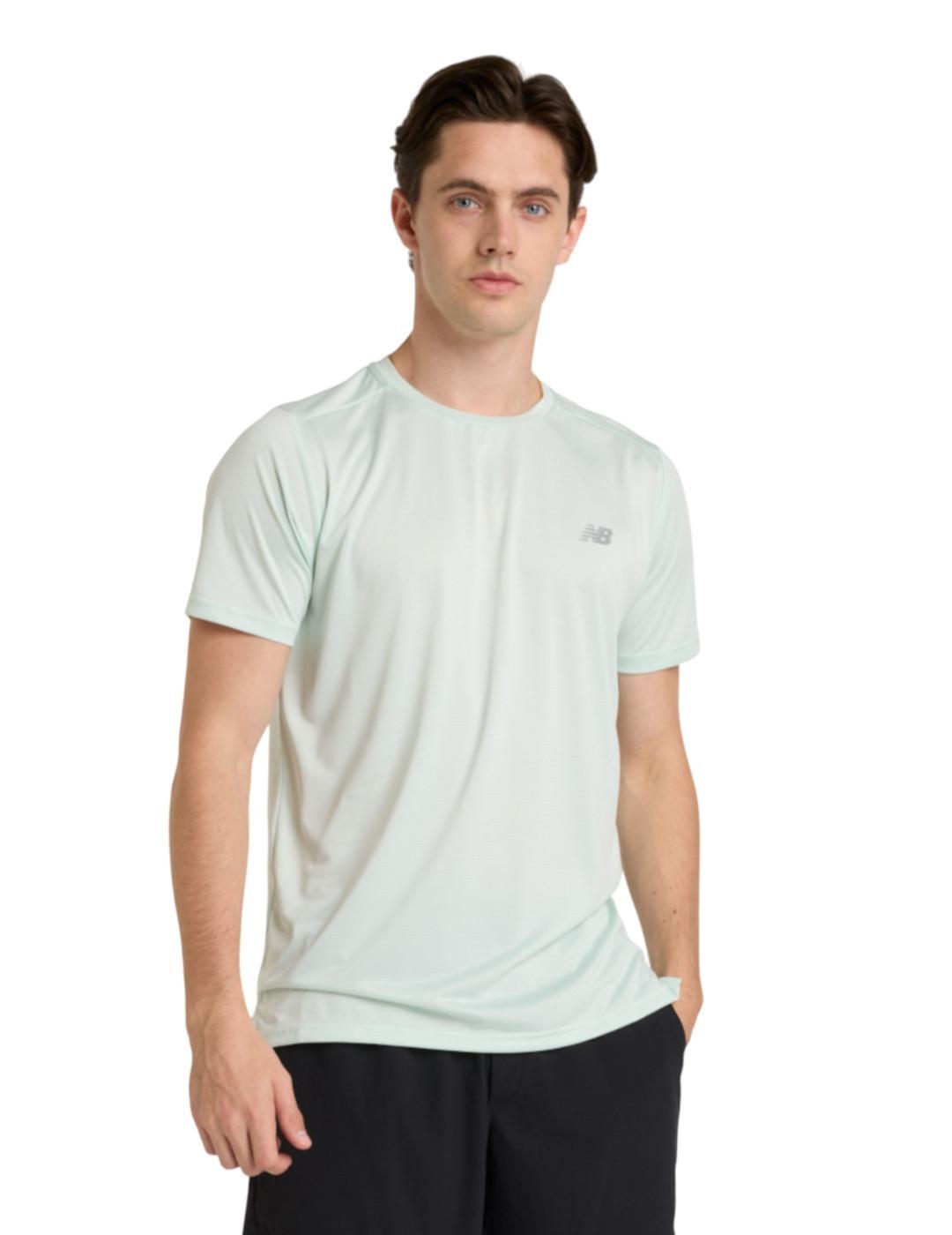 T-shirt pour homme New Balance Essentials Vert. 1/4
