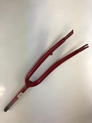 Forcella Algi rossa per bicicletta.