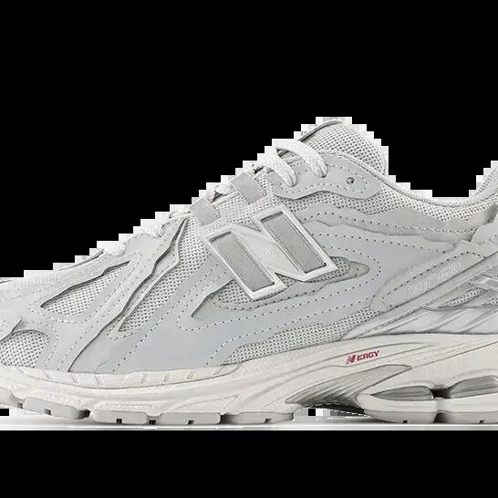Unisex - Leisure Trainers - 1906D - Silver/White/Crimson