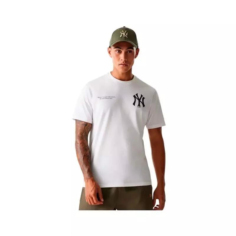 T-shirt MLB New York Yankees New Era Arch Graphic blanc 1/4