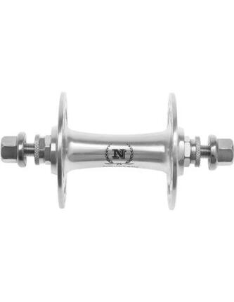 Moyeu Novatec pour roues de vélo de 36 trous argenté