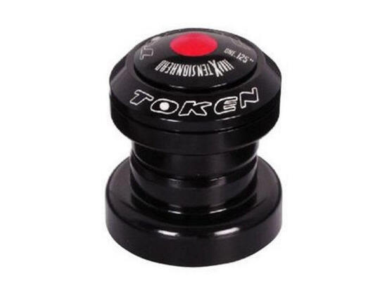 Edge serie sterzo 1' ahead nero con cuscinetti Token