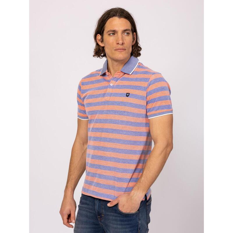 Tricou cu mânecă scurtă, cu guler, pentru bărbați DINERO