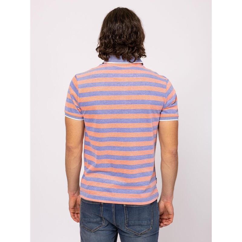 Tricou cu mânecă scurtă, cu guler, pentru bărbați DINERO