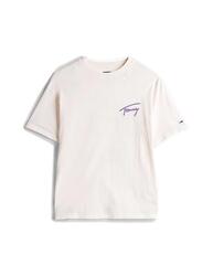 T-shirt pour Homme Tommy Hilfiger Faded graphic Blanc