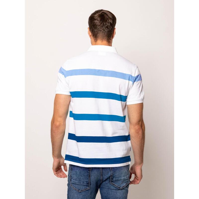 Tricou cu mânecă scurtă, cu guler, pentru bărbați DUFFY