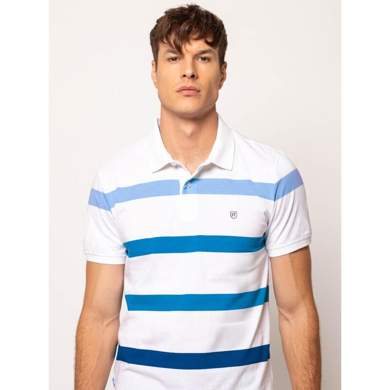 Tricou cu mânecă scurtă, cu guler, pentru bărbați DUFFY