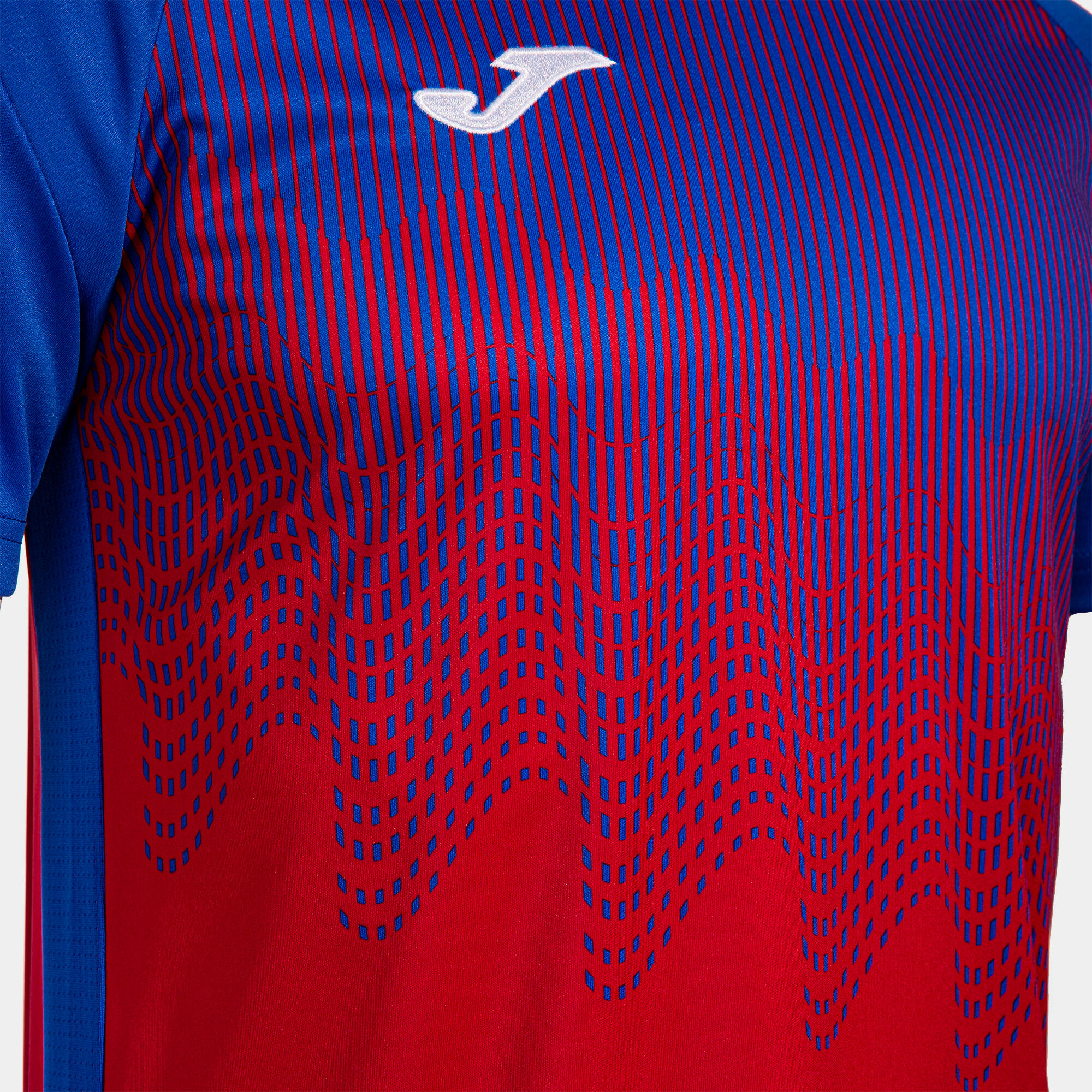 Camiseta Manga Corta Fútbol Hombre Joma Tiger VI Rojo 4/5