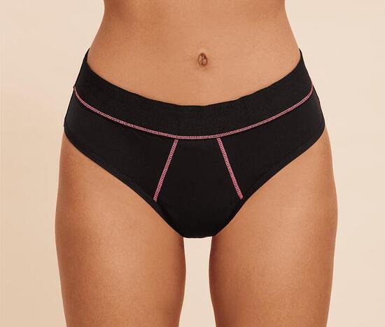 Culotte menstruelle Sport Noire absorption SUPER