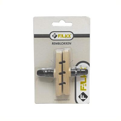 Falkx v-brake remblokken wit - per paar