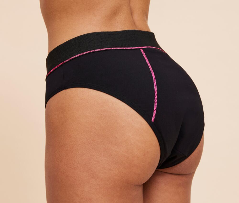 Culotte menstruelle Sport Noire absorption SUPER 3/3