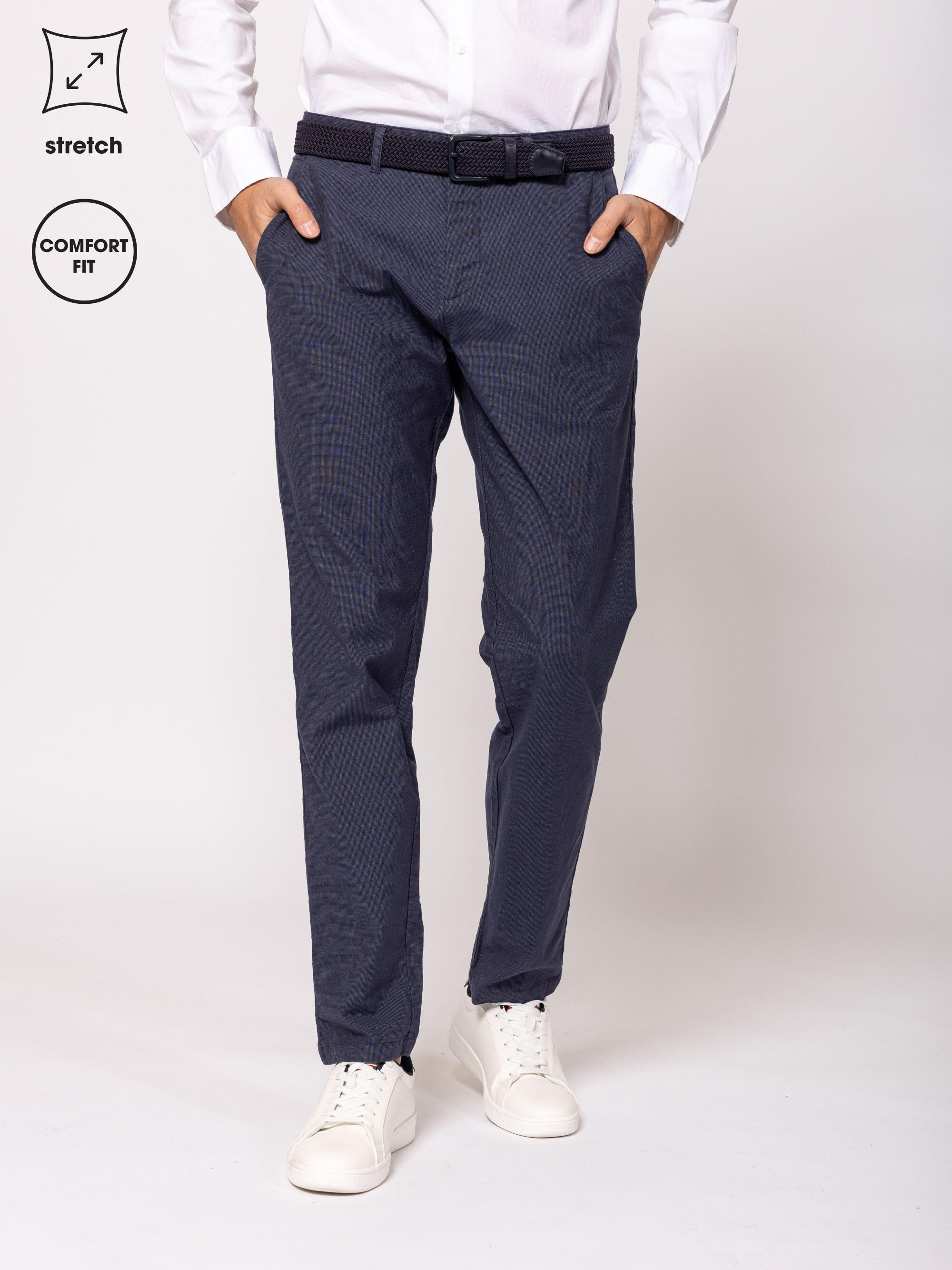 Pantaloni lungi din in pentru bărbați FAUL