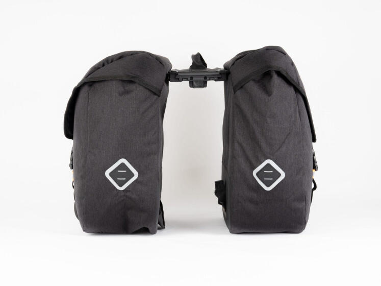 Atran Velo Zap Double Bicycle Bag AVS Adapter 25L Black 5/6