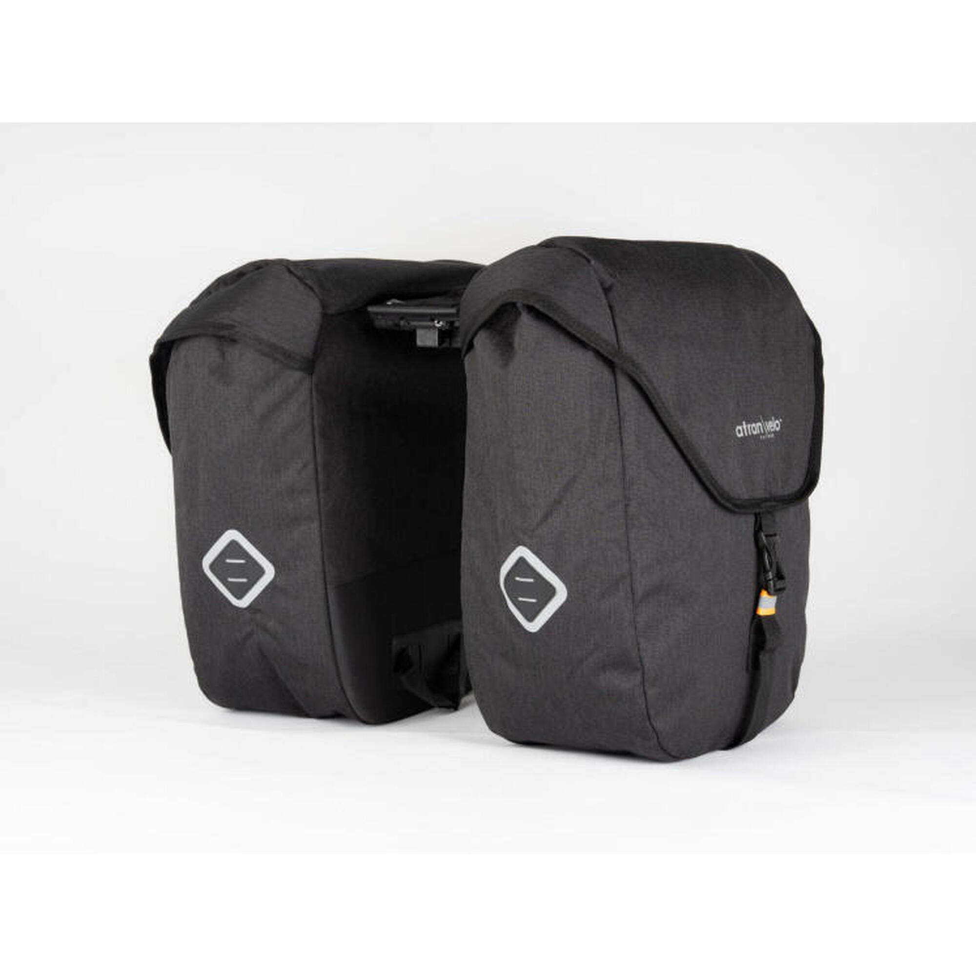 ATRAK VELO ZAP DOUBLE BICYCLE BAG AVS ADAPTER 50L NOIR