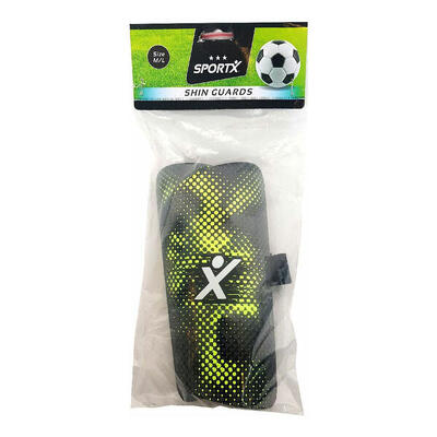 SportX Schienbeinschoner Grün Schwarz für optimalen Schutz