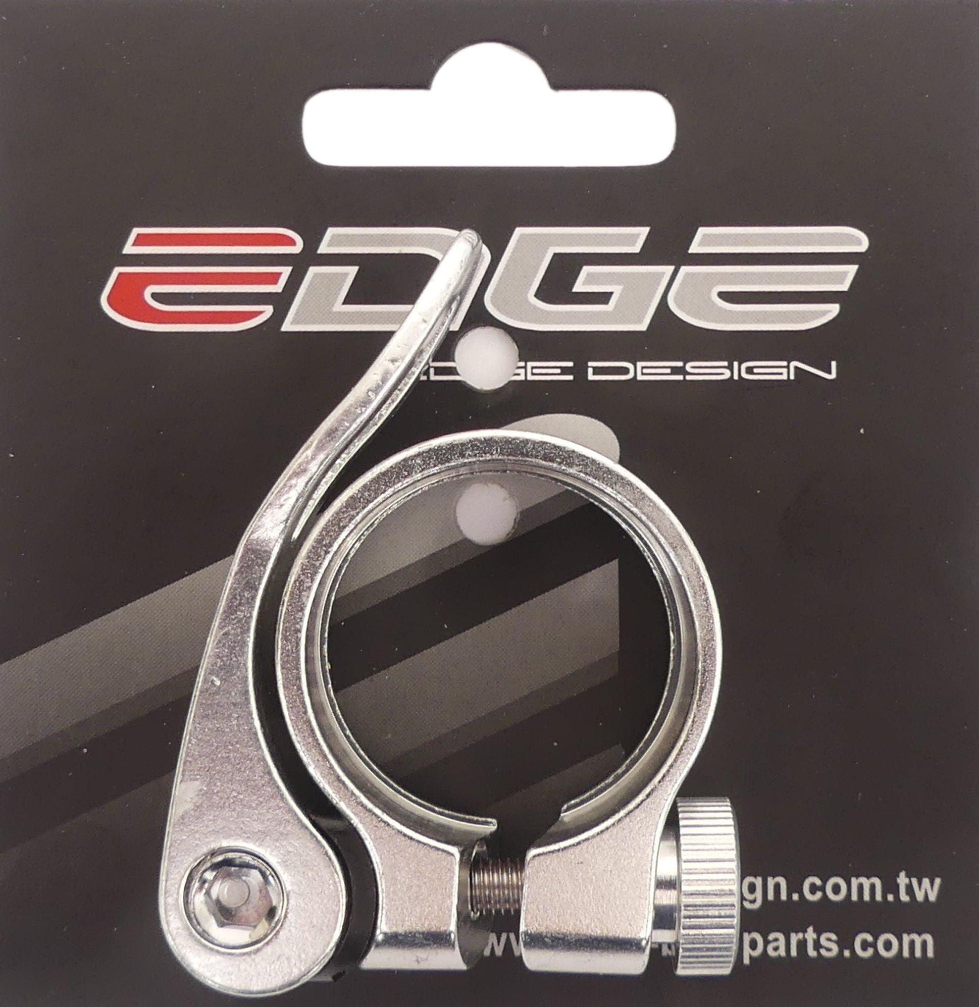 EDGE Aluminium Sattelstützenklemme Ø31,8 mit Schnellspanner für einfache Anpassungen