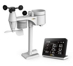 NATIONAL GEOGRAPHIC Station météo radio SC avec capteur extérieur 8-en-1 et chan