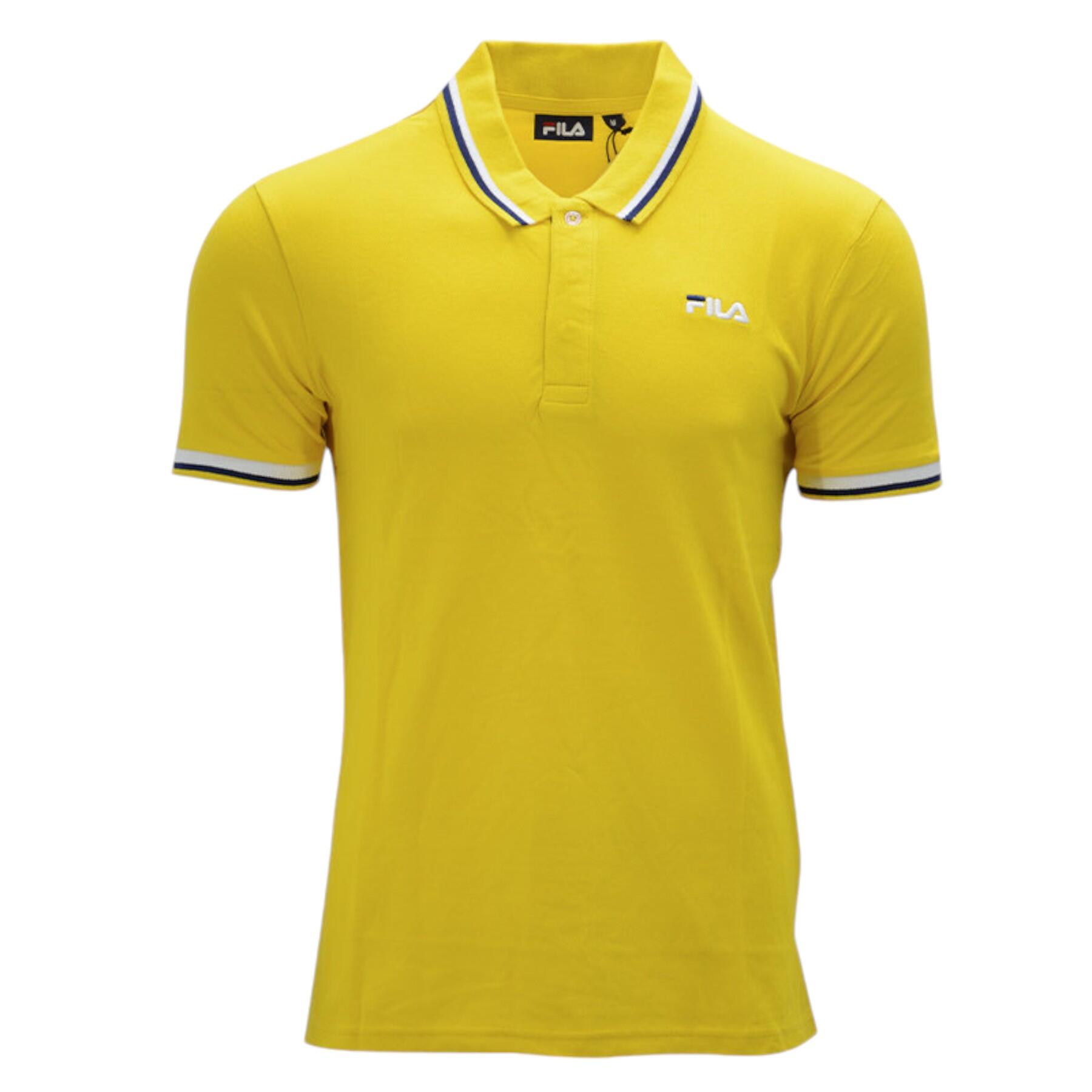 FILA FILA Mens Polo T Shirt Short Sleeve Casual Summer Cotton Jersey Sports Golf
