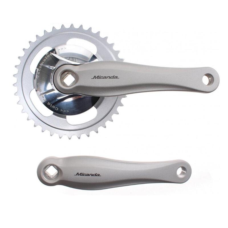 Miranda Jeu de manivelles 38T - Longueur de 170 mm, Aluminium Argent      6499€    MIRANDA Miranda Jeu de manivelles 38T - Longueur de 170 mm, Aluminium ArgentVendu exclusivement en ligne   