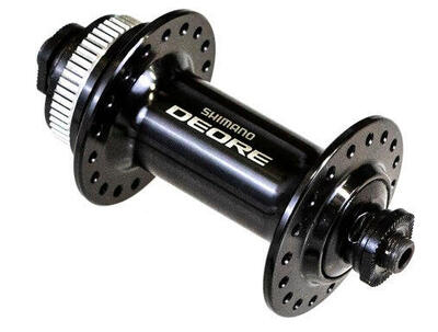 Shimano deore voornaaf disc centerlock 36g zwart