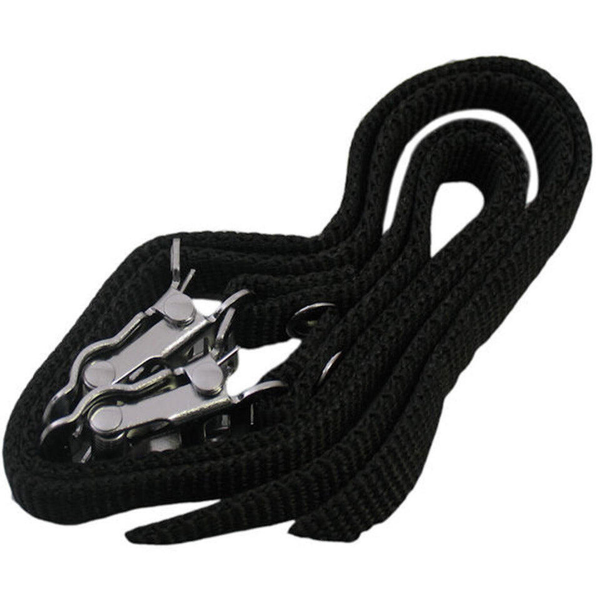 Edge - Edge To Clips Staps Pedal Belts Nylon - Black - Cale-pied - Noir - Decathlon